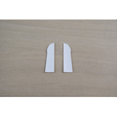 Keyport - Eindstukje L+R – mdf vochtwerend – 16 x 75 mm