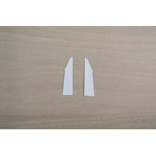 Kenwood - Eindstukje L+R – mdf vochtwerend – 16 x 75 mm Kenwood - Eindstukje L+R – mdf vochtwerend – 16 x 75 mm